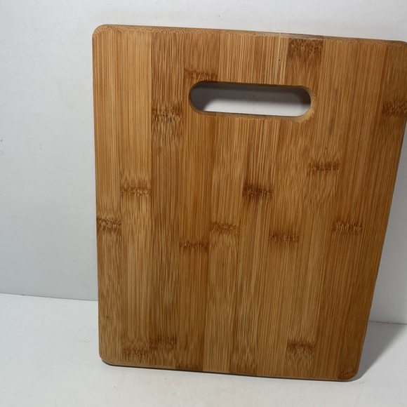 Charcuterie Cheese Cutting Board Bamboo Rectangle with Handle 10 x 8 inches - Picture 4 of 10